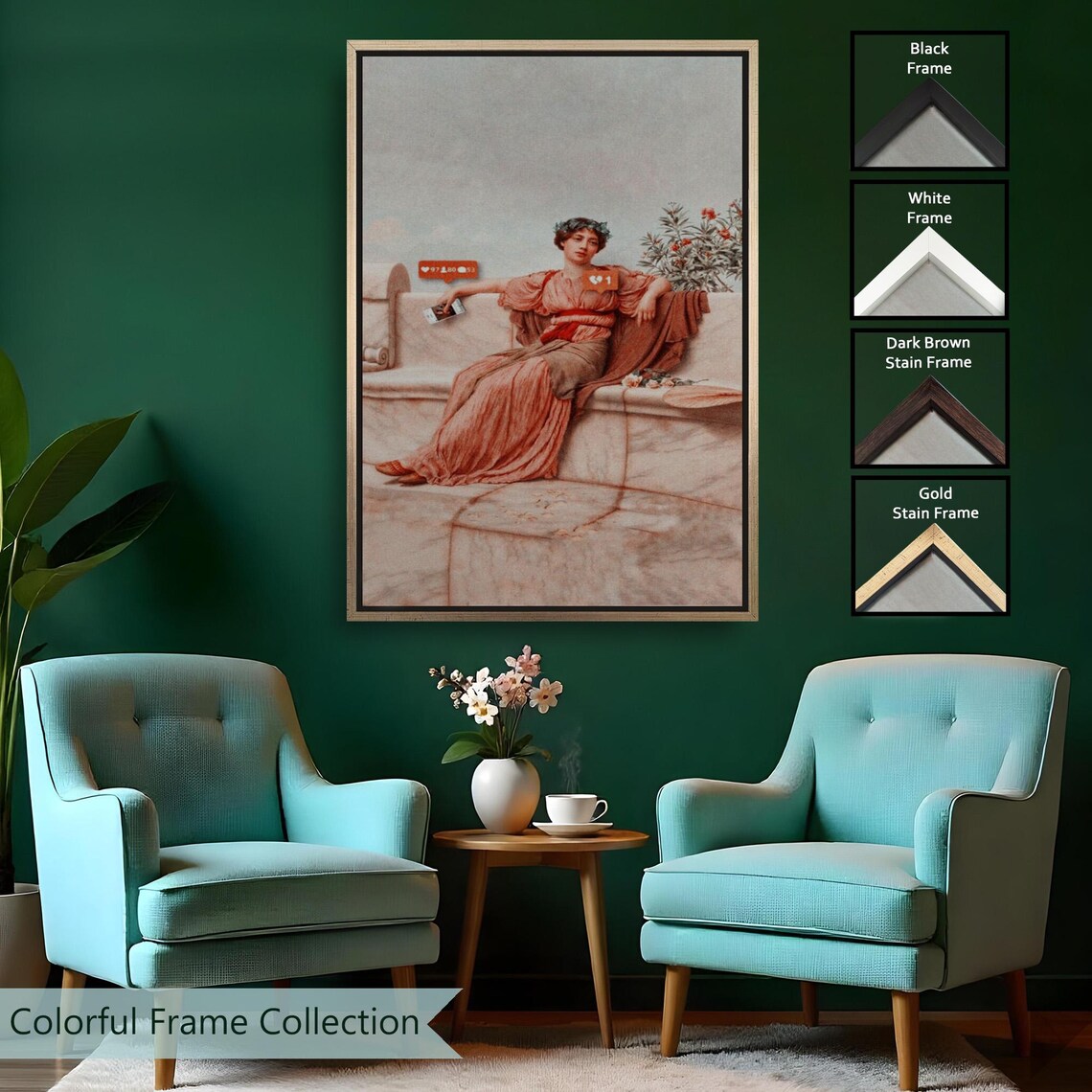 Modern Relationships Wall Decor, Housewarming Gift - Image 2