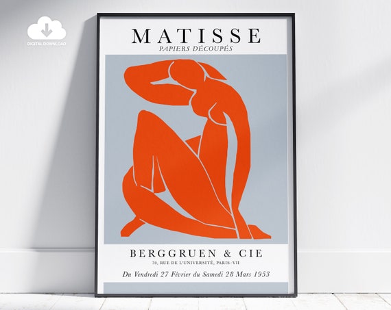 Matisse Blue Nudes Poster Matisse Poster Fineart Mid Century Modern Matisse Poster Wall Decor Vintage Wall Art Gifts