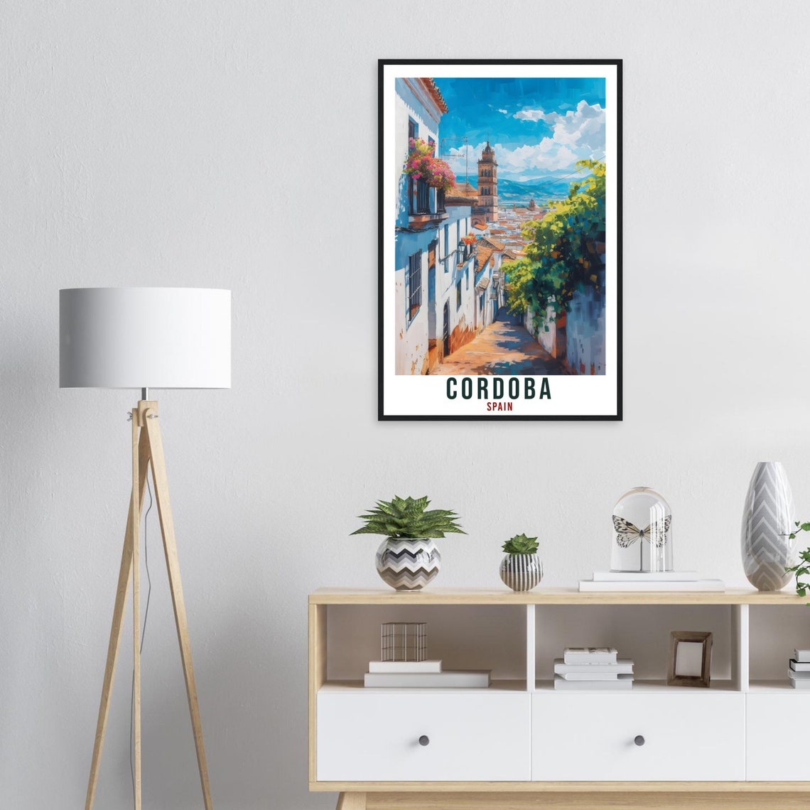 Cordoba Travel Print Spain Home Decoration Cordoba Spanish City Wall Art Gift Wall Hanging Art Lover Spain Artwork Cordoba Travel Poster - Image 2
