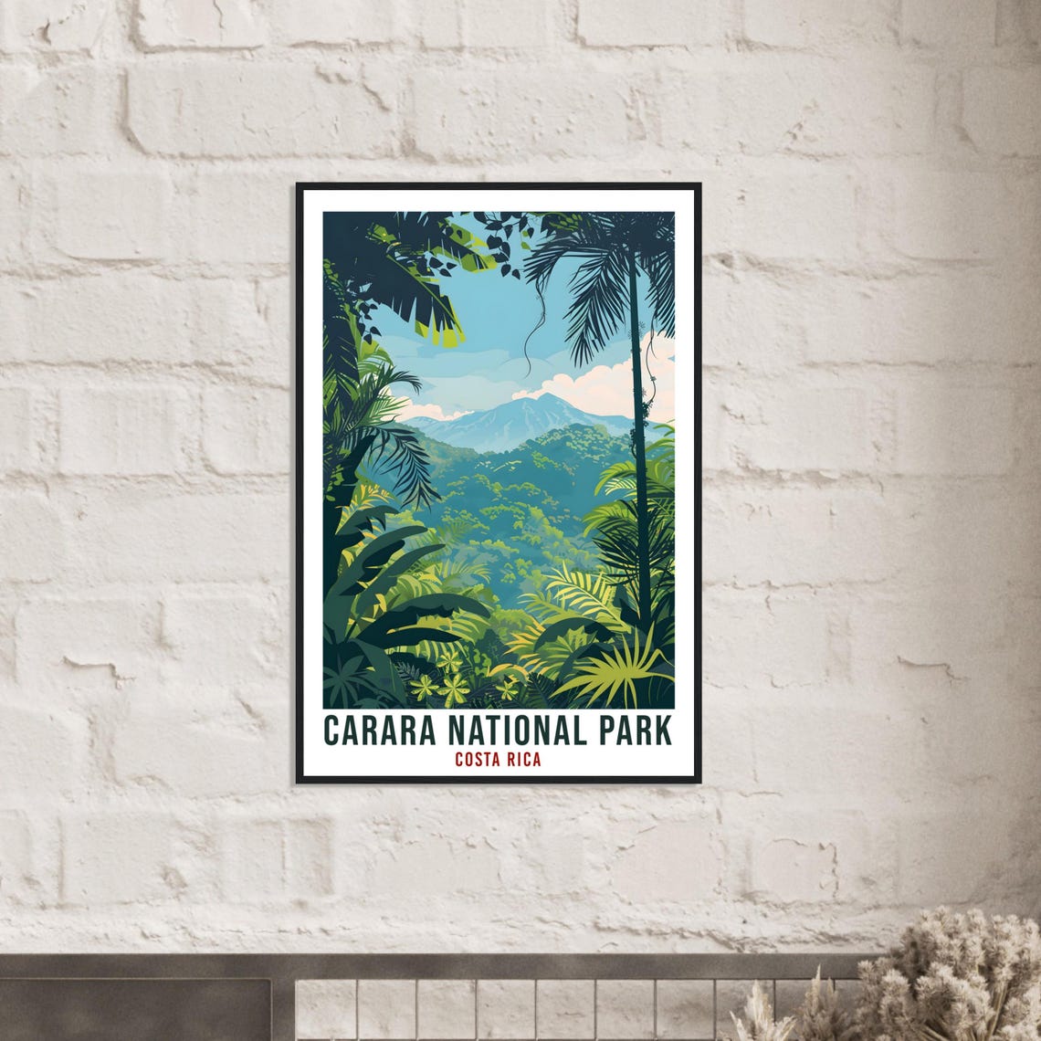 Carara National Park Costa Rica Travel Print Wall Art Wall Hanging Home Dcor Carara Gift Artwork Travel Art Costa Rica City Travel Poster - Image 2