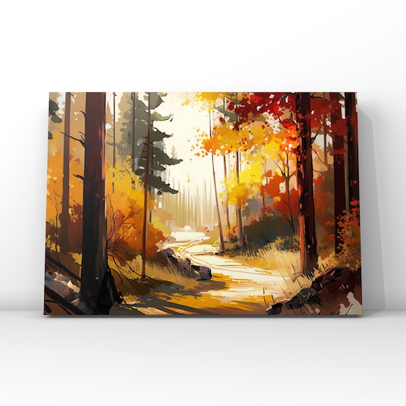 Sleepy Forest Fall Wall Art