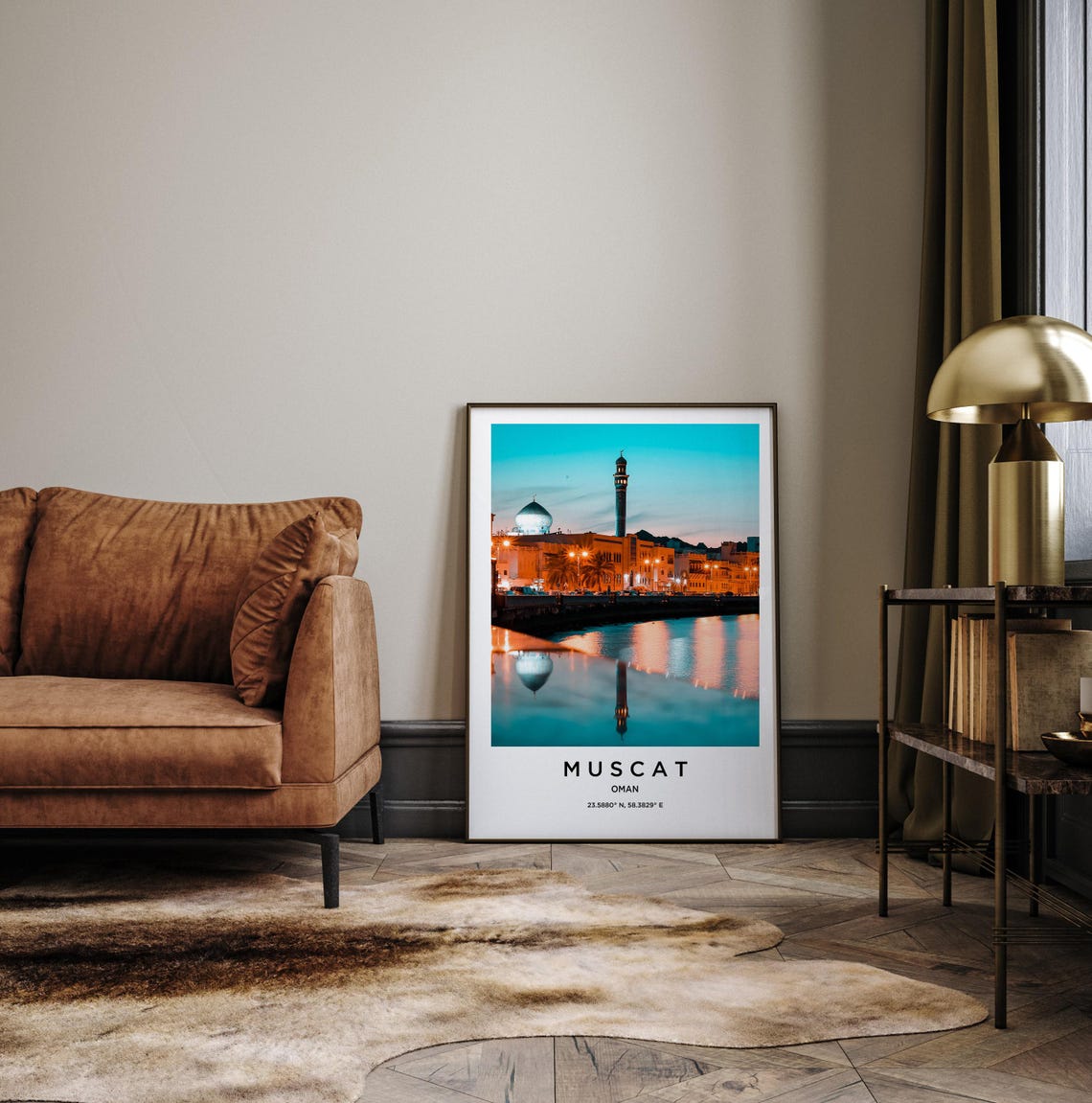Muscat Art Muscat Print Muscat Poster Muscat Art Muscat Photo Muscat Map Muscat Painting Muscat Travel - Image 3