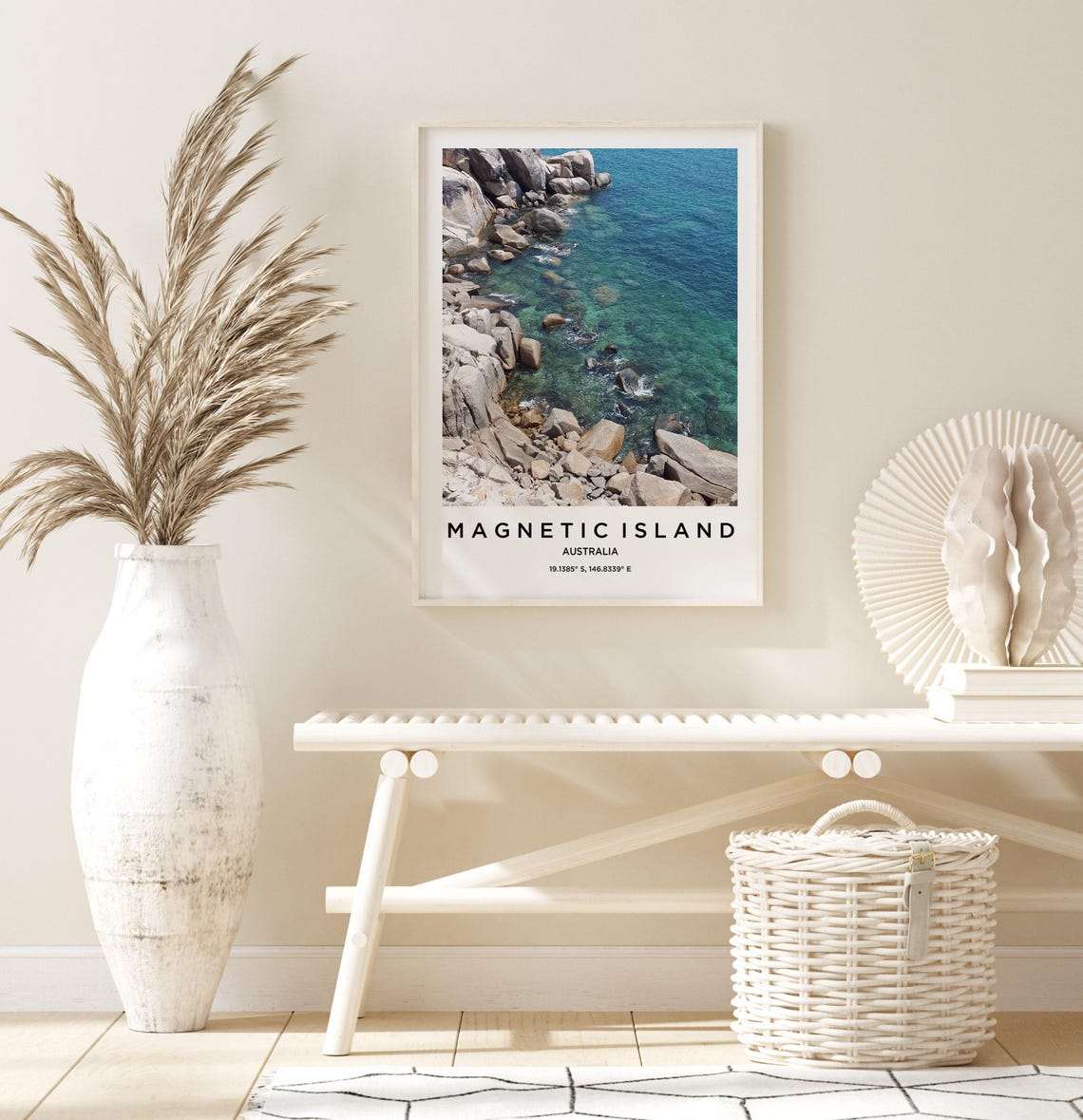Magnetic Island Art Magnetic Island Print Magnetic Island Poster Magnetic Island Art Magnetic Island Photo Magnetic Island Map - Image 3