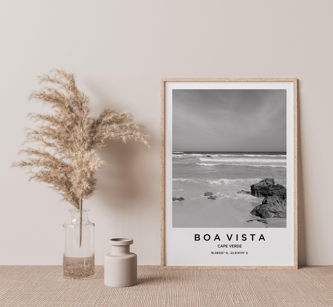 Boa Vista Travel Poster, Boa Vista Map Art - Image 2