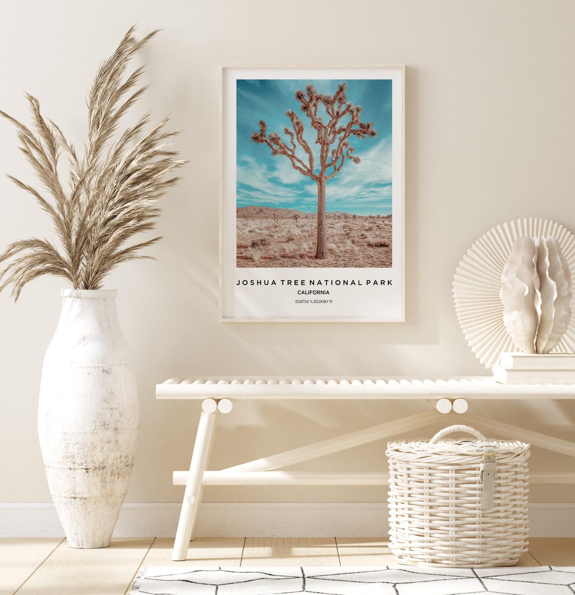 Joshua Tree National Park California Lonely Desert Tree Poster - Image 3