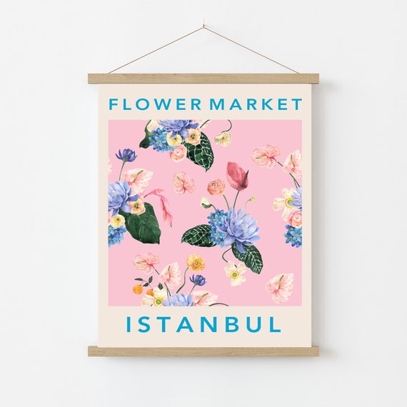Flower Market Prints Matisse Flower Poster Matisse Cut Out Matisse Print Matisse Plant Istanbul Flower A2 A3 A4 A5