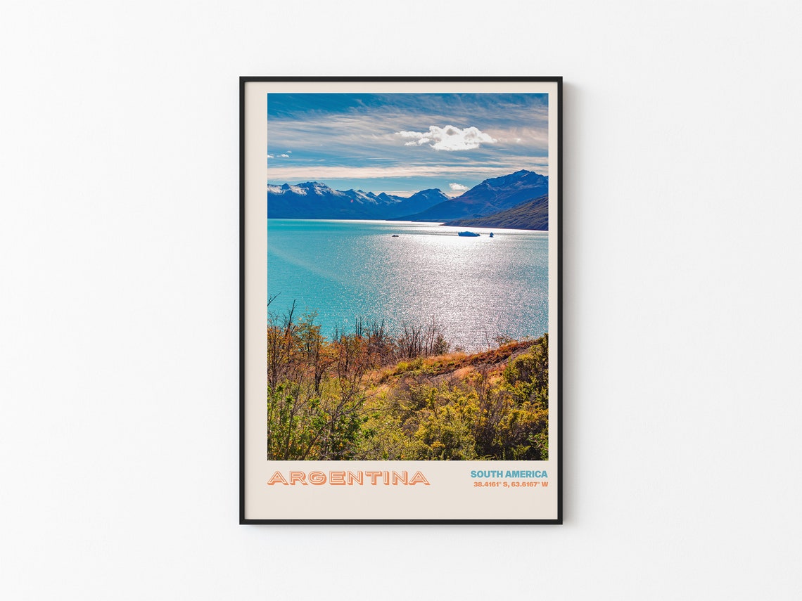 Argentina Travel Poster Argentina Print Argentina Photo Print Argentina Wall Decor Argentina Travel Art Argentina Picture Argentina 13 - Image 3
