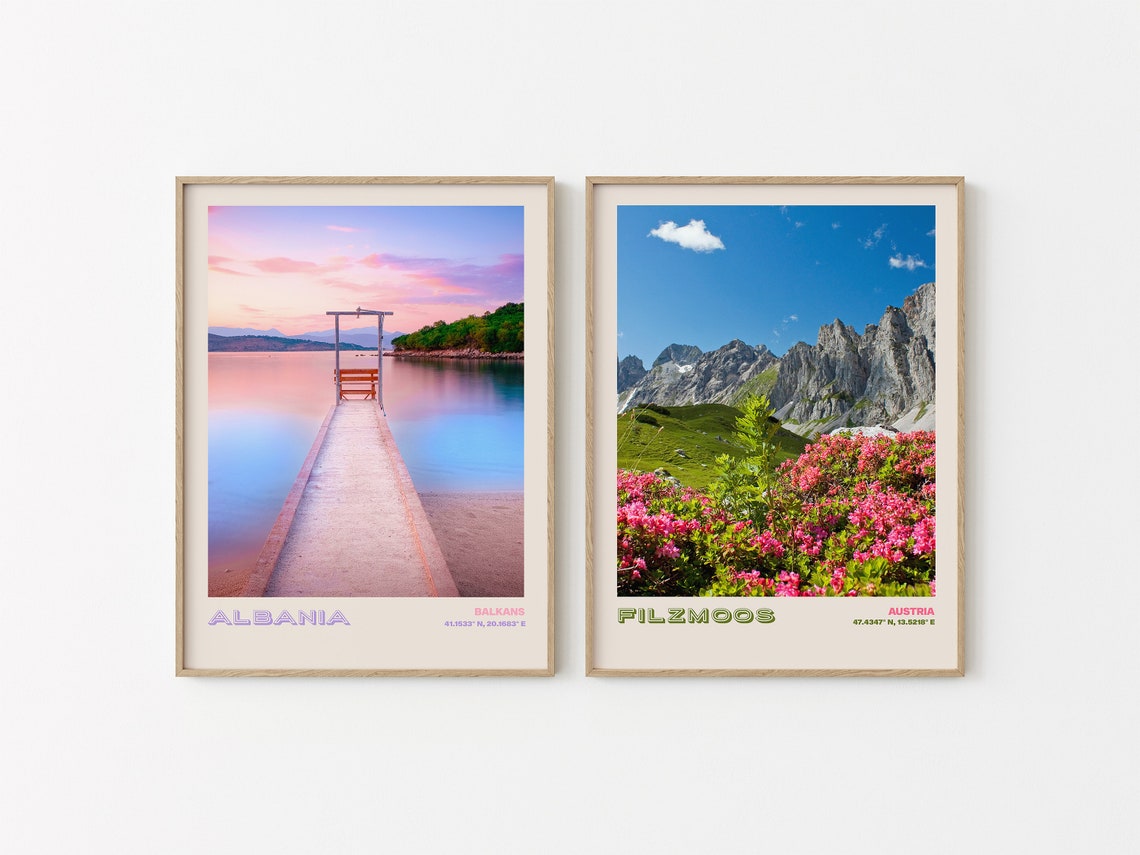 Albania Travel Poster Albania Print Albania Photo Print Albania Wall Decor Albania Travel Art Albania Albania Picture Albania 13 - Image 2