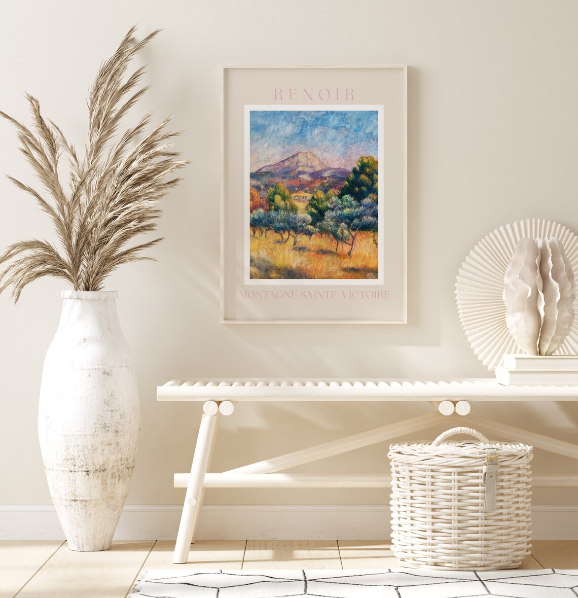 Renoir Montagne Sainte Victoire Golden Autumn Landscape Art Poster - Image 2