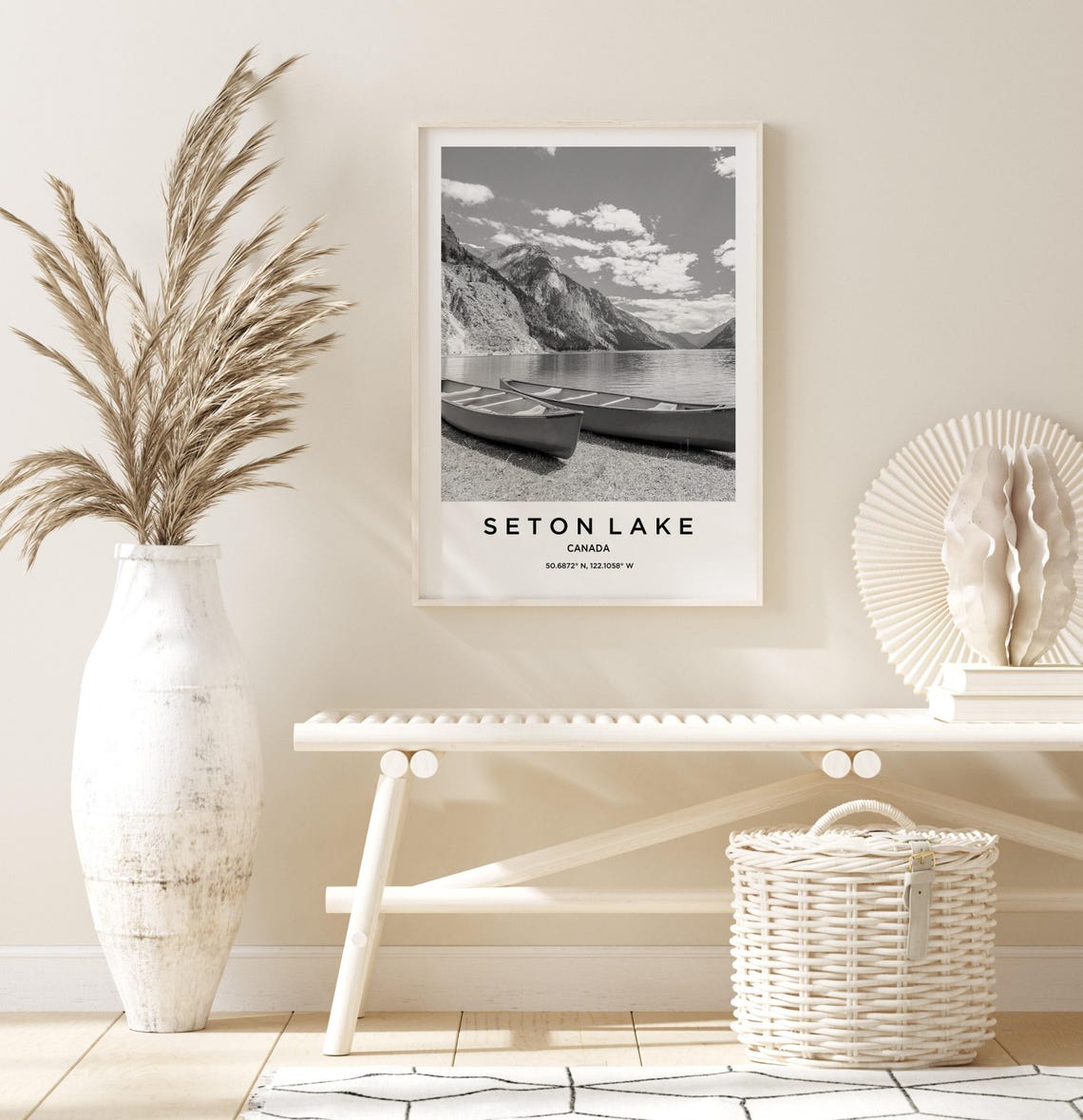 Seton Lake Art Seton Lake Print Seton Lake Poster Seton Lake Art Seton Lake Photo Seton Lake Map Seton Lake Painting Seton Lake Travel - Image 3