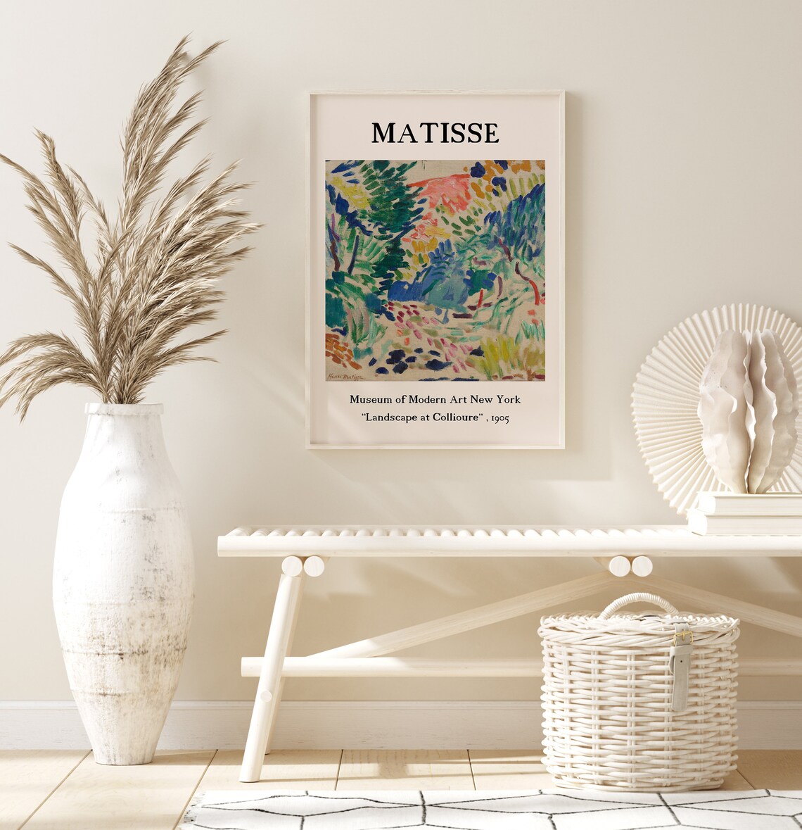 Henri Matisse Landscape at Collioure 1905 Vibrant Fauvist Poster - Image 3