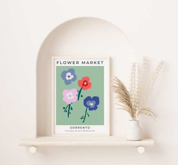 Sorrento Flower Market Print Matisse Flower Poster Cut Out Matisse Print Matisse Plant Flower A2 A3 A4 A5 Exhibition Poster