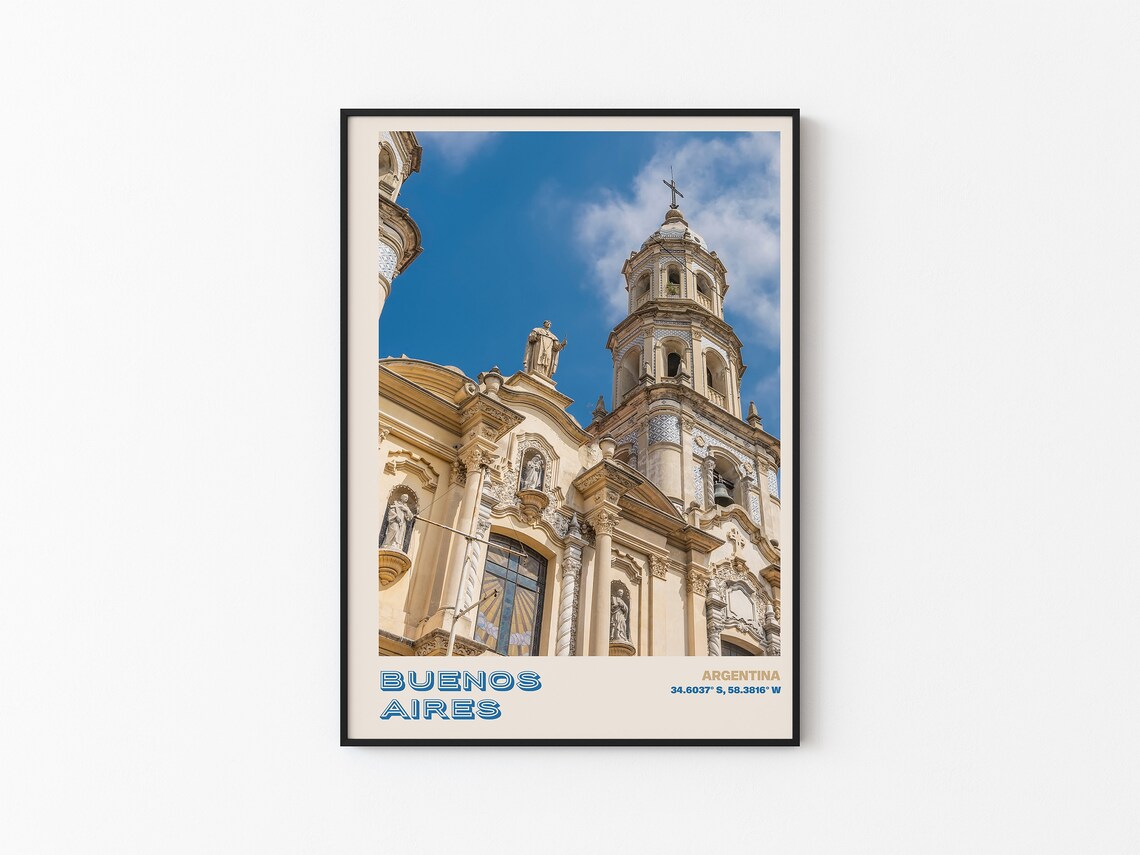 Buenos Aires Travel Poster Buenos Aires Print Buenos Aires Photo Print Buenos Aires Wall Decor Buenos Aires Picture Buenos Aires 5 - Image 3
