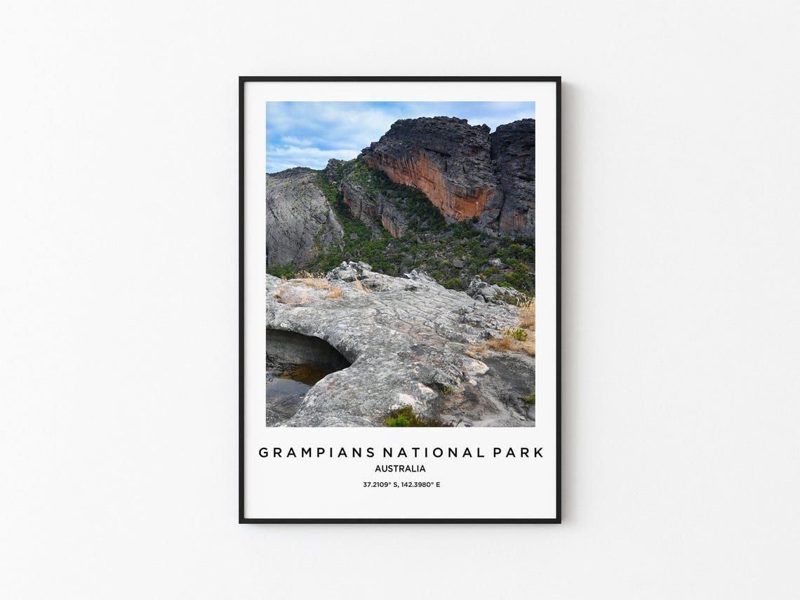Grampians National Park Rugged Rocky Cliffs Australia Photo Poster