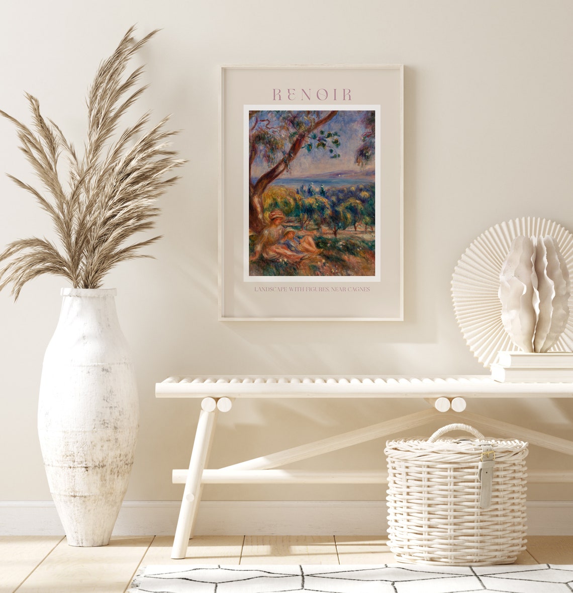 Renoir Poster August Renoir Print Renoir Wall Art Renoir Picture Renoir Monet Print Vintage Renoir Art Landscape With Figures - Image 2