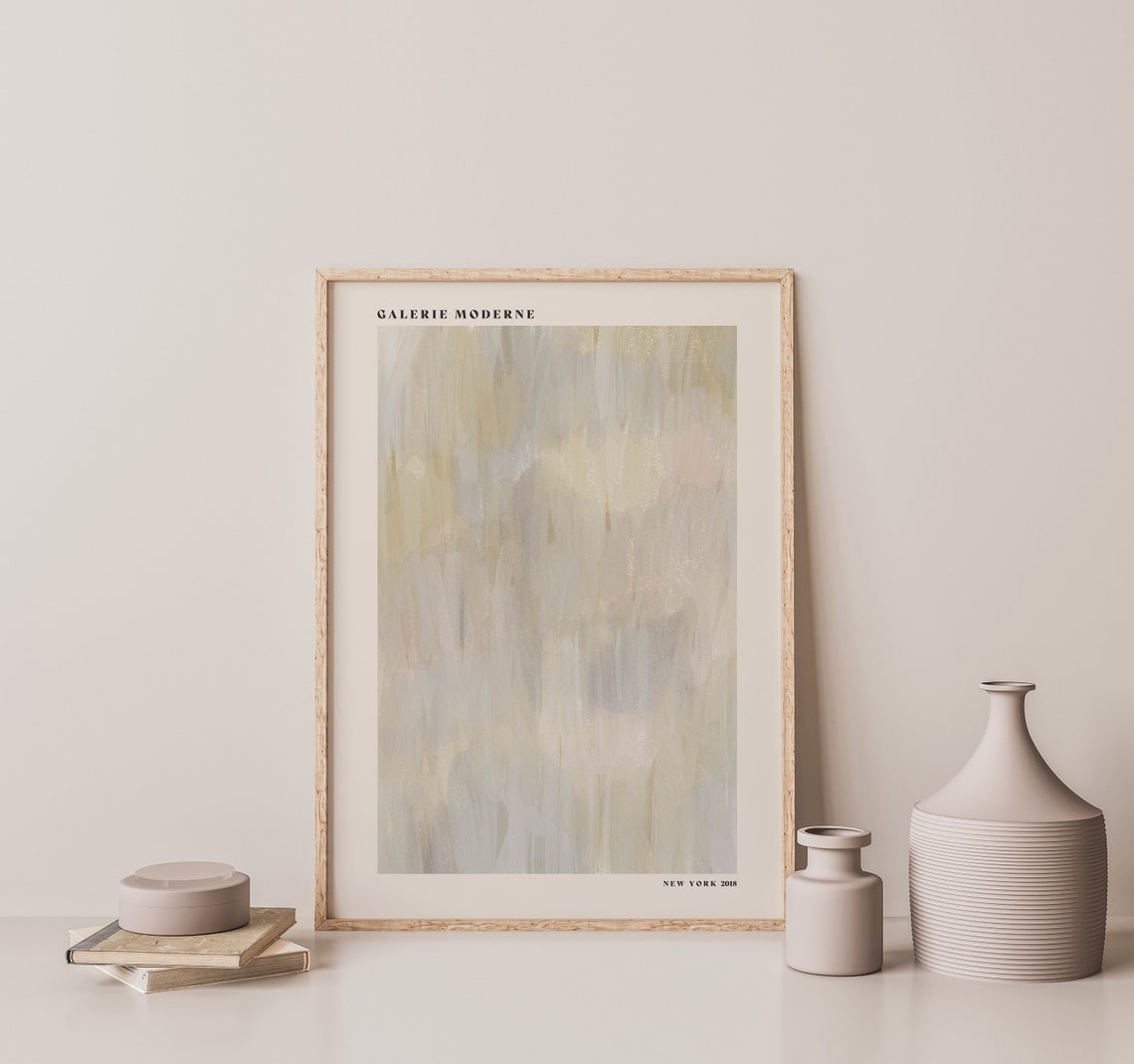 Abstract Poster Modern Abstract Art Minimalist Abstract Print Abstract Wall Decor Modern Neutral Aesthetic Poster - Image 2