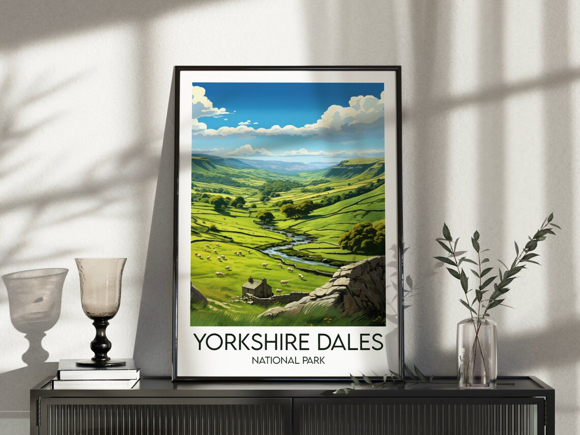 Yorkshire Dales National Park Wedding Gift Poster - Image 5