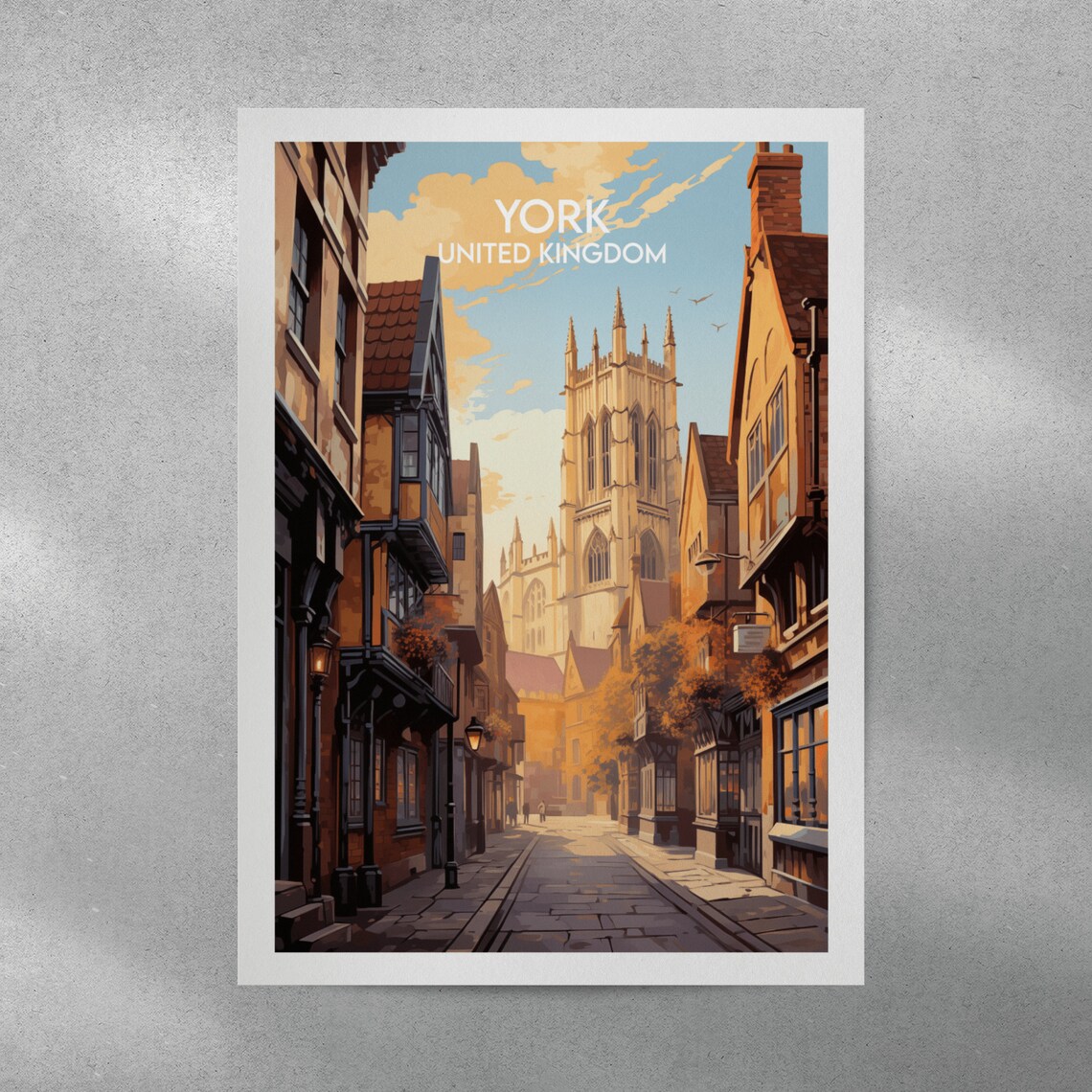 York Travel Print, United Kingdom Custom Poster - Image 4