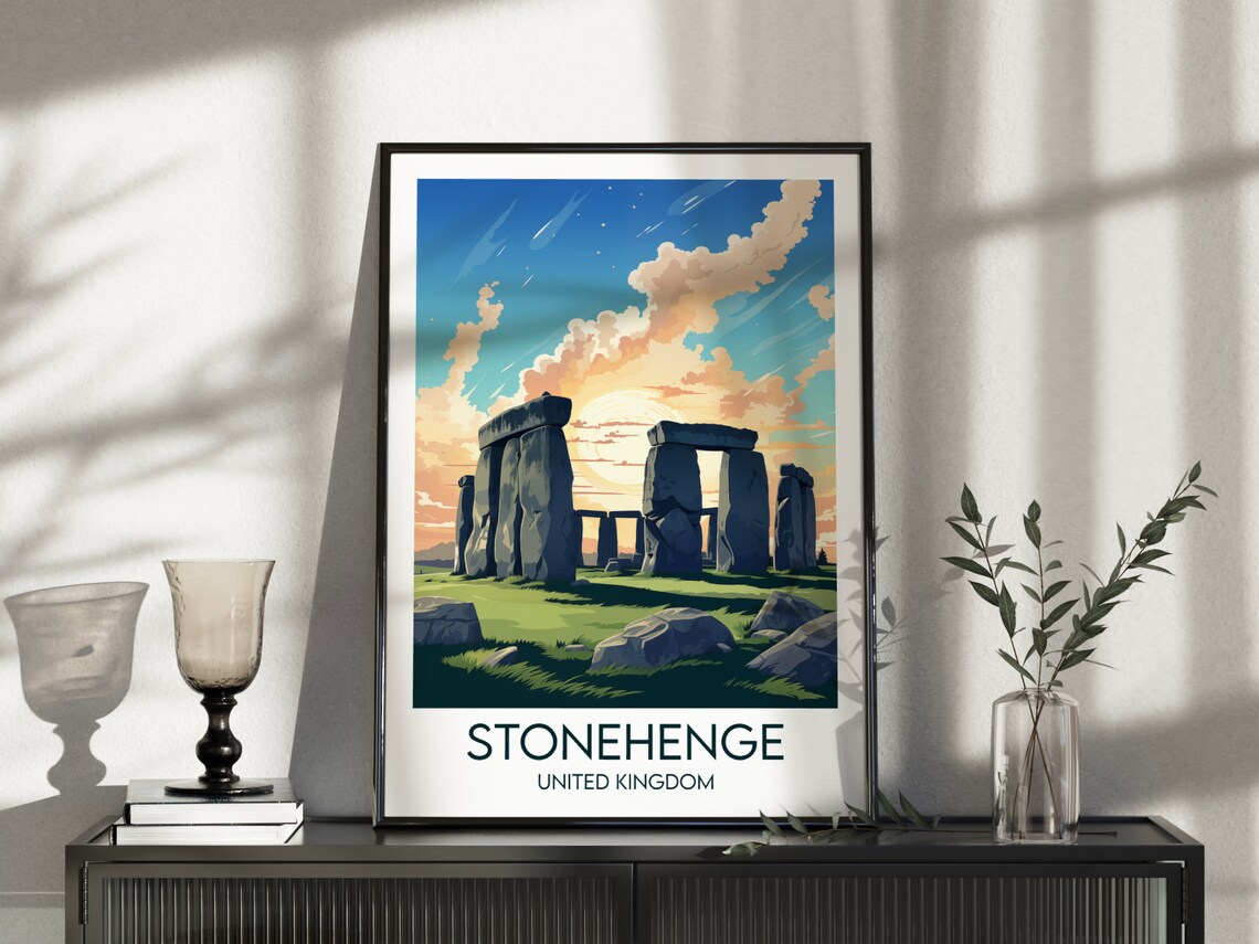 Stonehenge Travel Poster, United Kingdom - Image 5