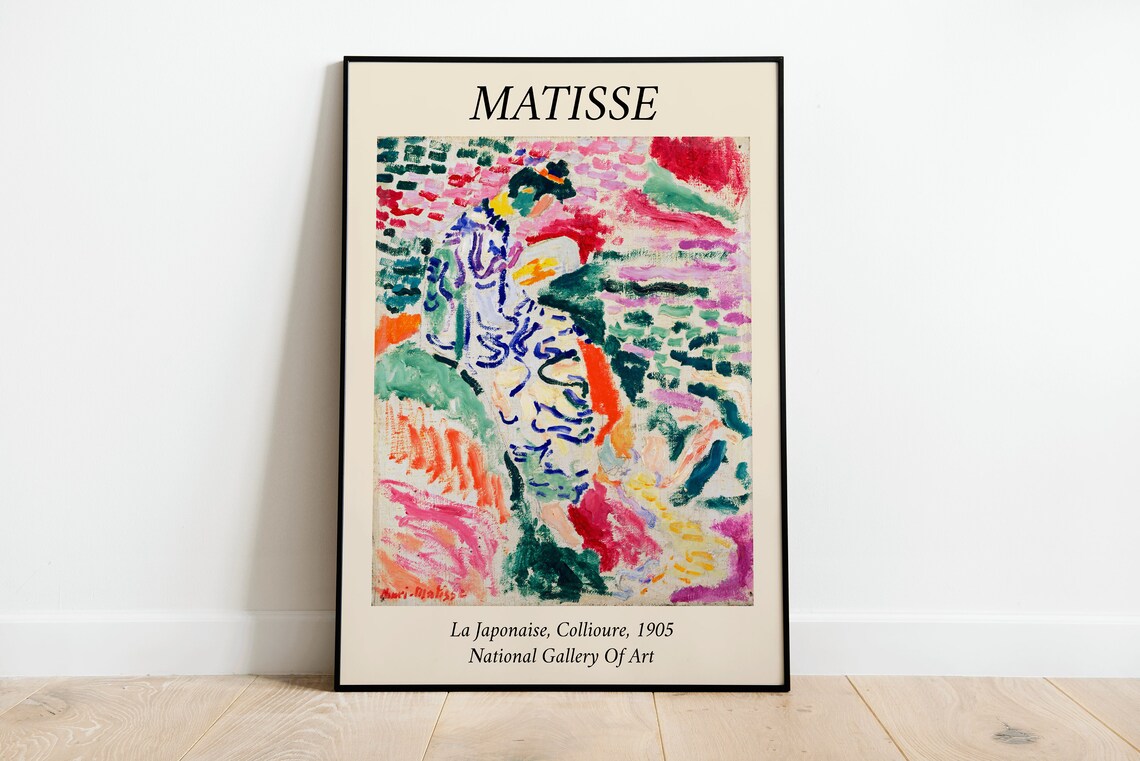 Matisse La Japonaise Collioure 1905 National Gallery of Art Poster