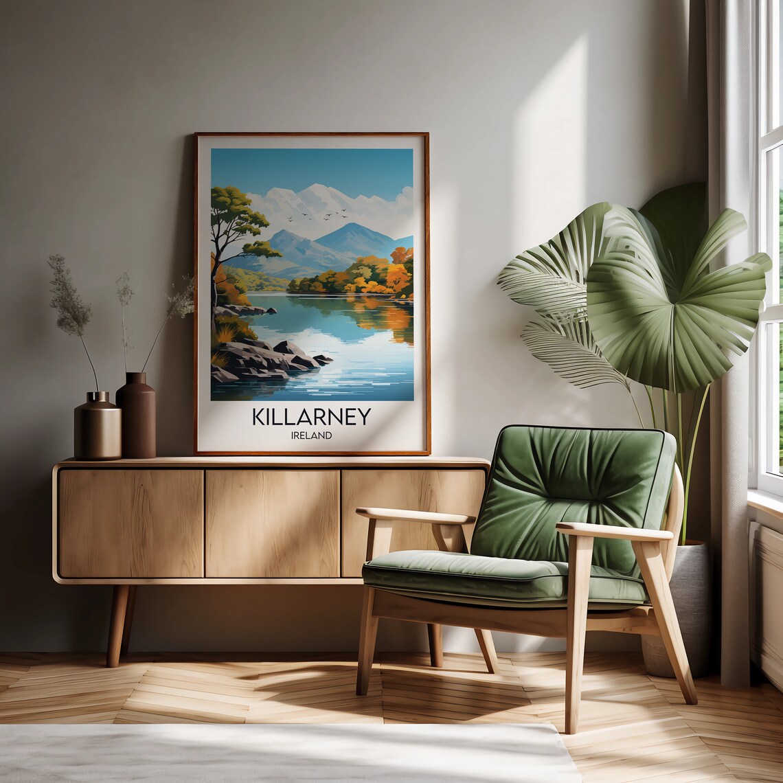 Killarney Travel Poster, Custom Personalised Gift - Image 2