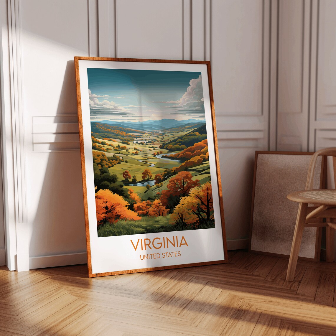 Virginia Travel Poster, United States Place Print - Image 3