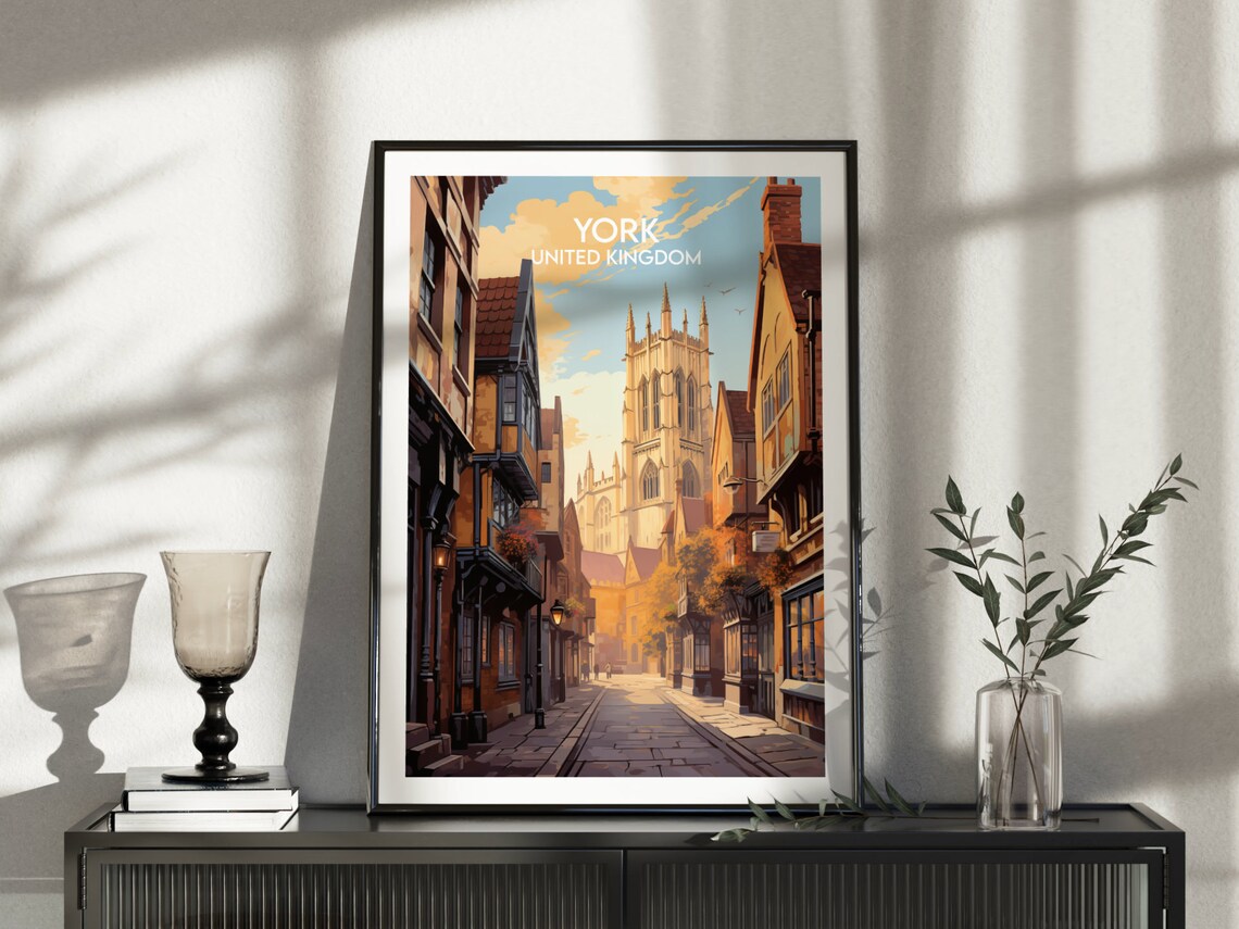 York Travel Print, United Kingdom Custom Poster - Image 5