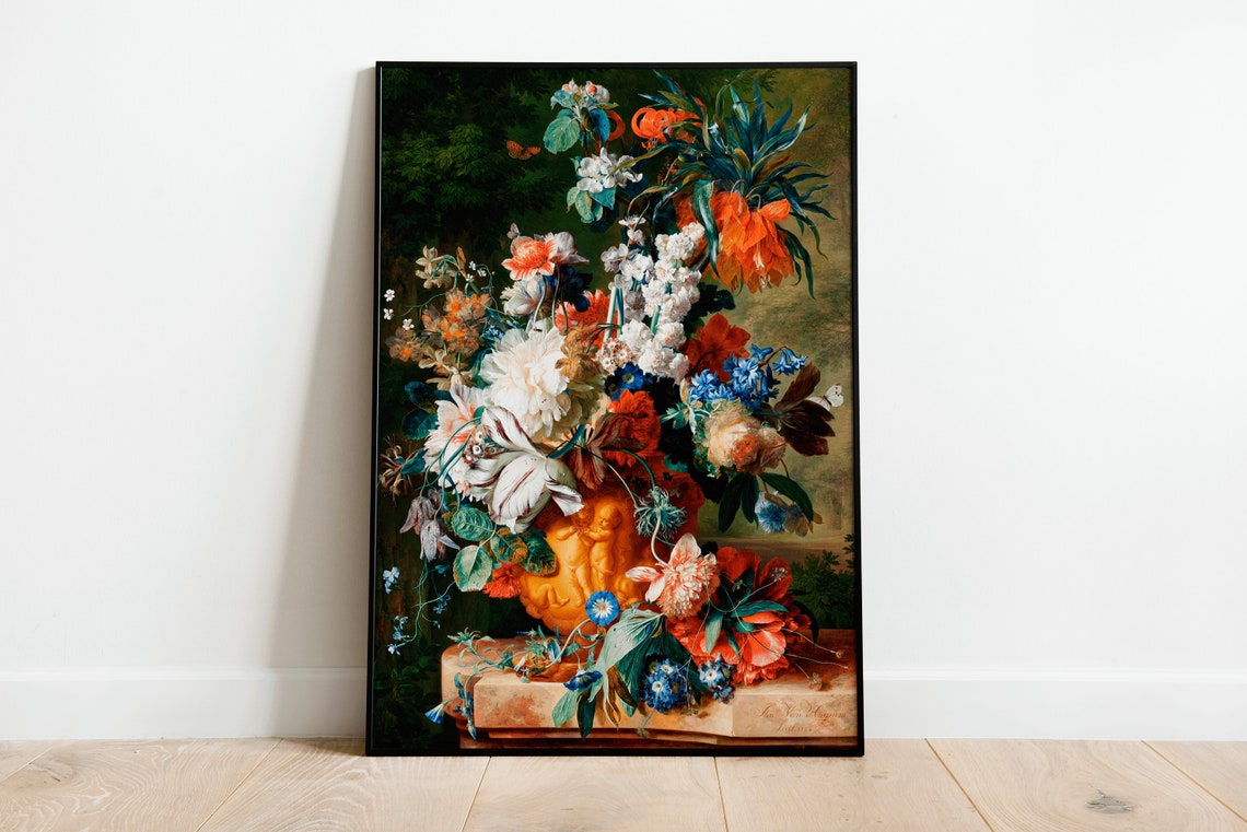 Dutch Floral Bouquet Still Life Old Master Painting Art Poster
