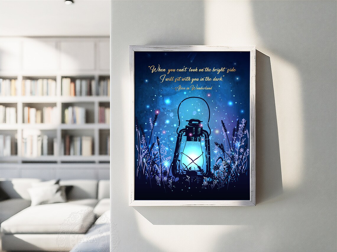 Alice In Wonderland Quotes, Lewis Carroll Art Print - Image 5
