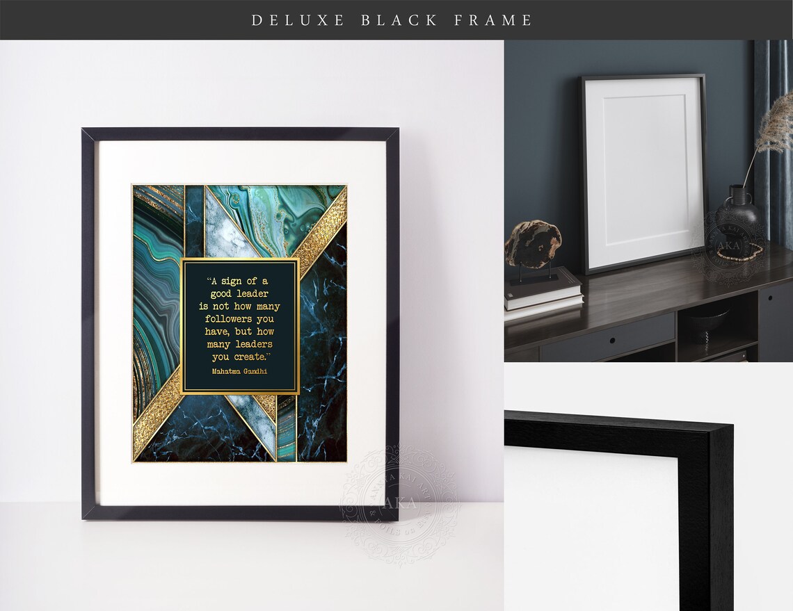 Gold Inspirational Quote Art Print for Mentors - Image 3