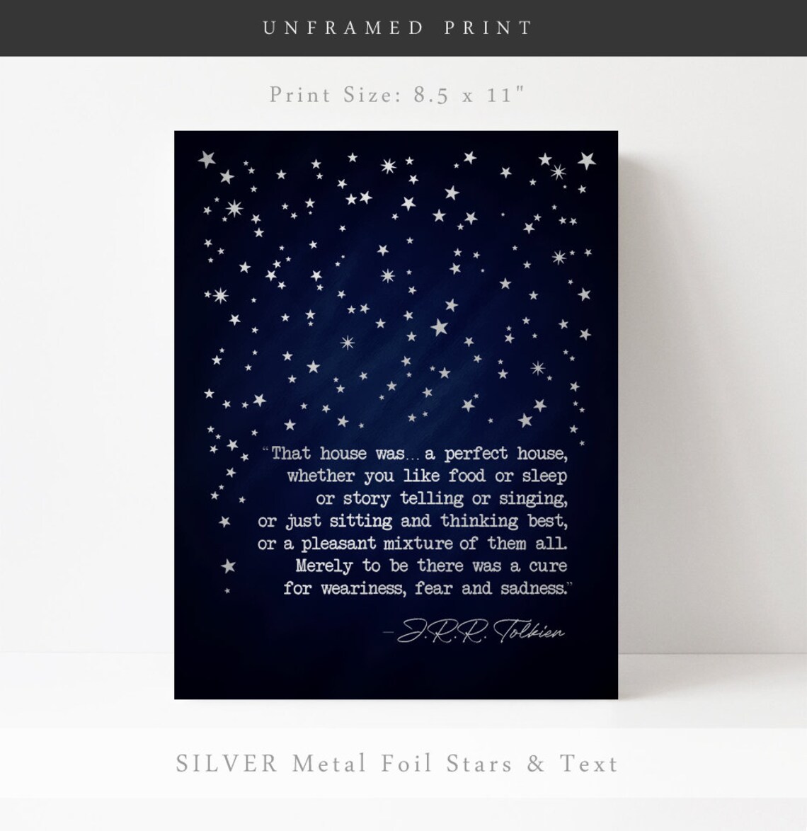 J.R.R. Tolkien Quote Art Print, Lord of the Rings - Image 2