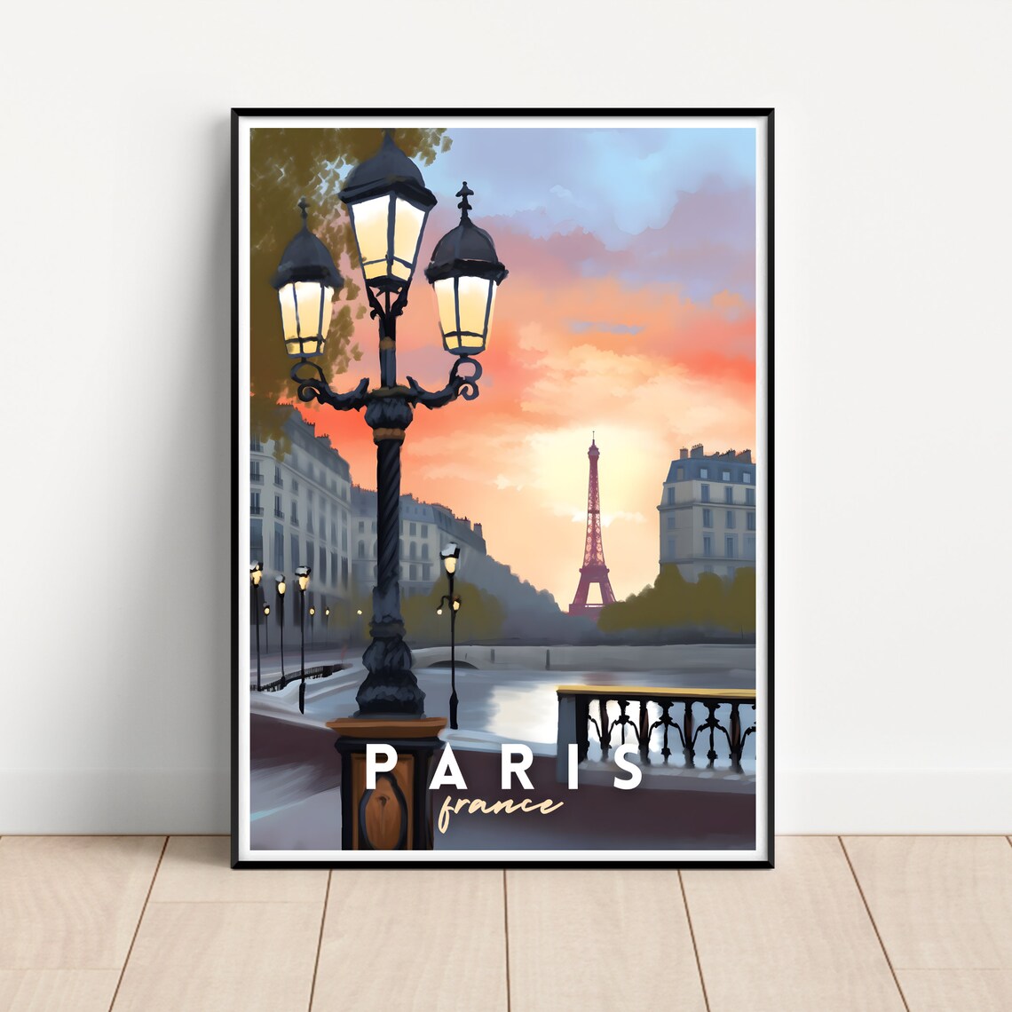 Paris Travel Poster, Travel Poster Art Print