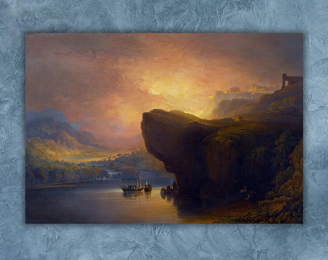 John Martin Wall Art John Martin The City Of God And The Waters Of Life Wall Art John Martin Art Modern Wall Art Famous Arts - Image 3