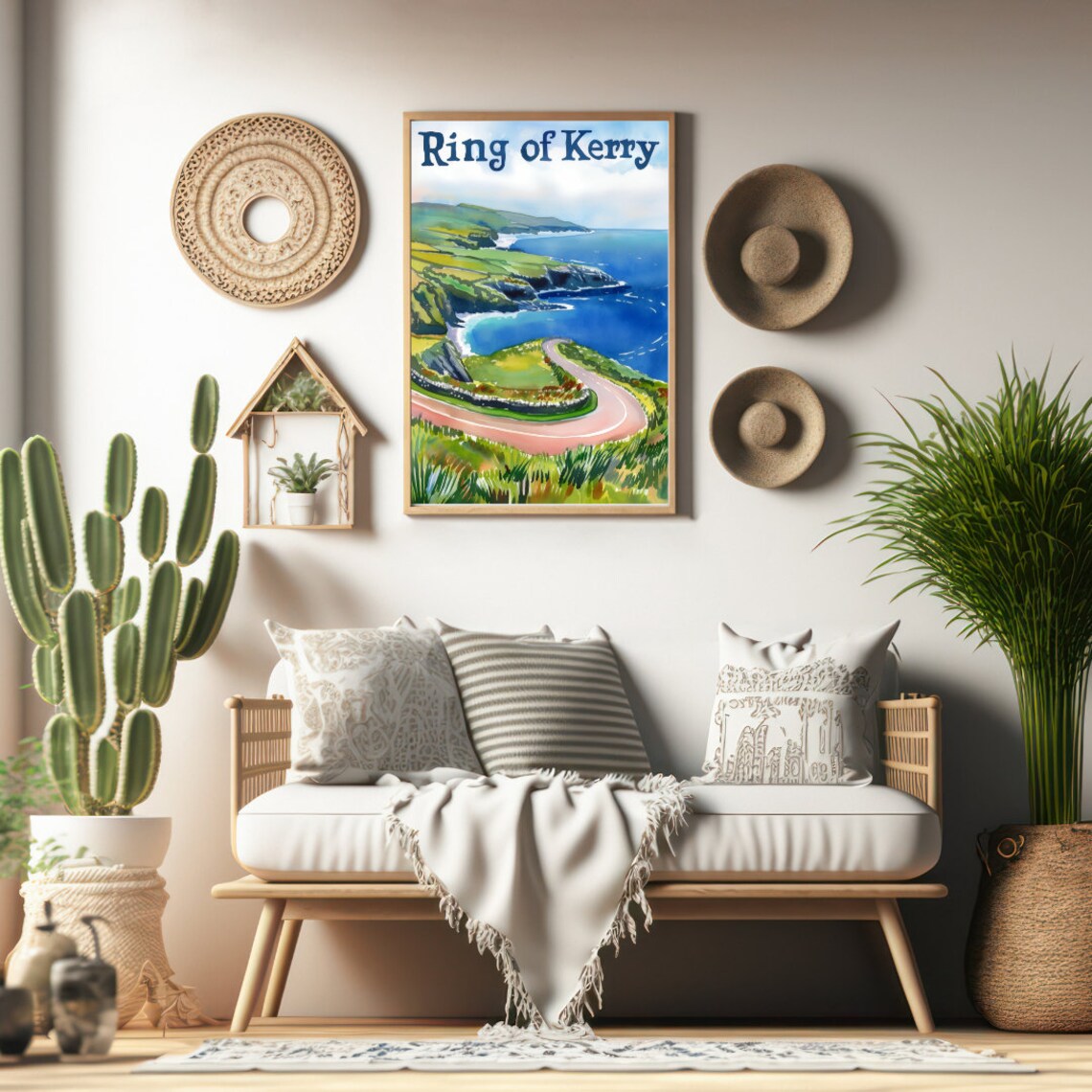 Ring of Kerry Winding Coastal Road Above The Atlantic Ireland Poster - Image 2