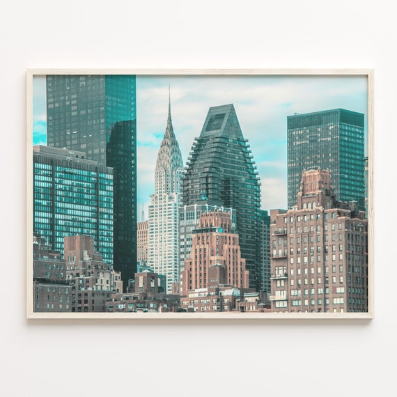 East River Roosevelt Island Colorful Poster Print East River Roosevelt Island Photo Art Art Boho Decor Colorful Wall Art C18 277
