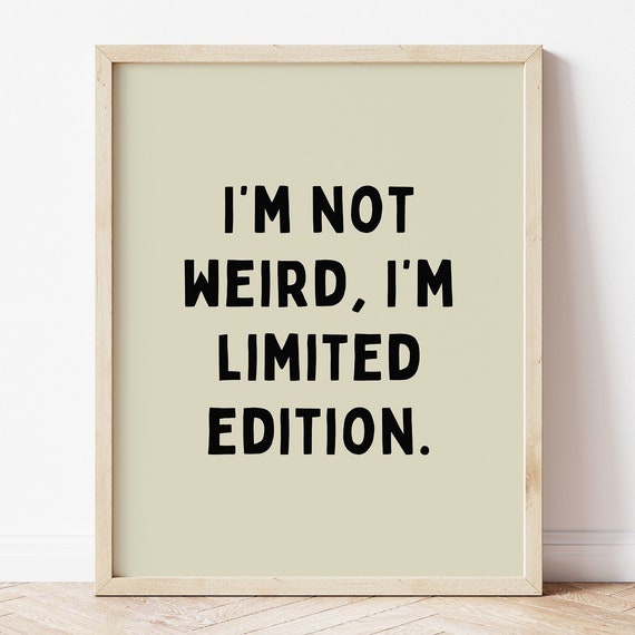 Funny Wall Art Prints Minimalist Humor Print Coworker Gift Women Home Decor Dark Weird