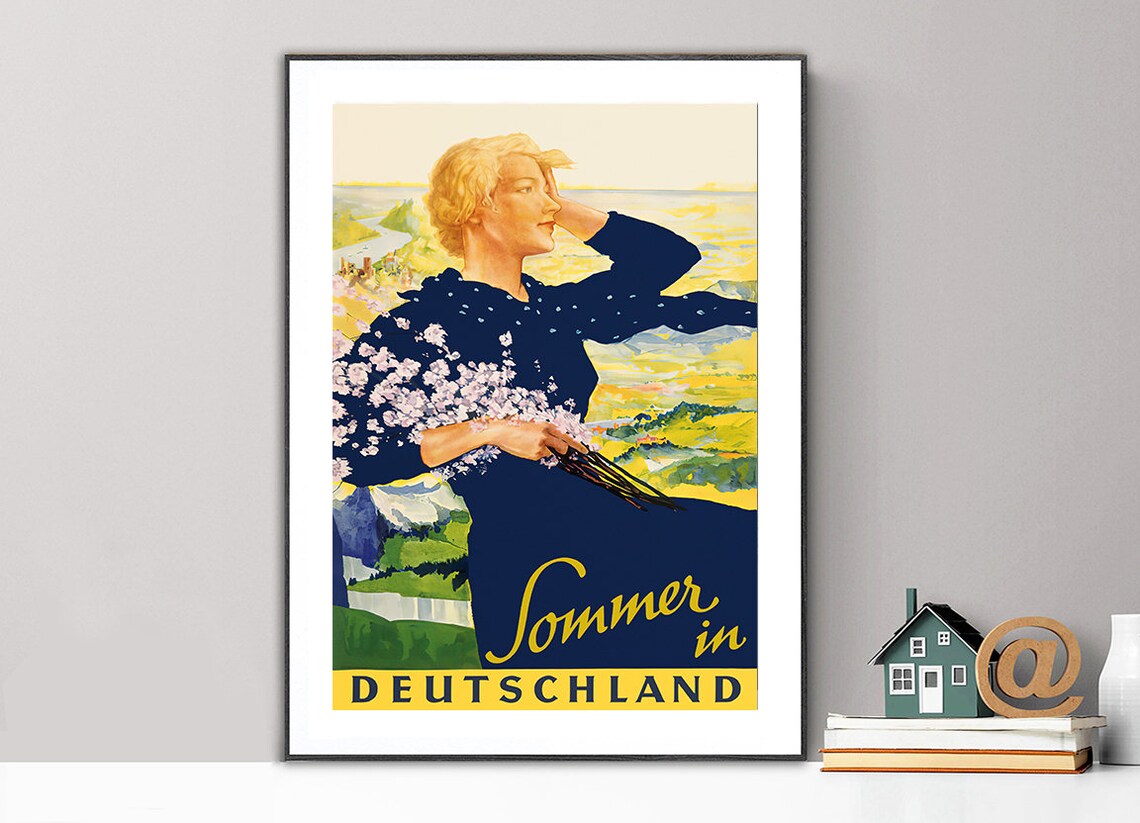Sommer In Deutschland Vintage Travel Poster - Image 2