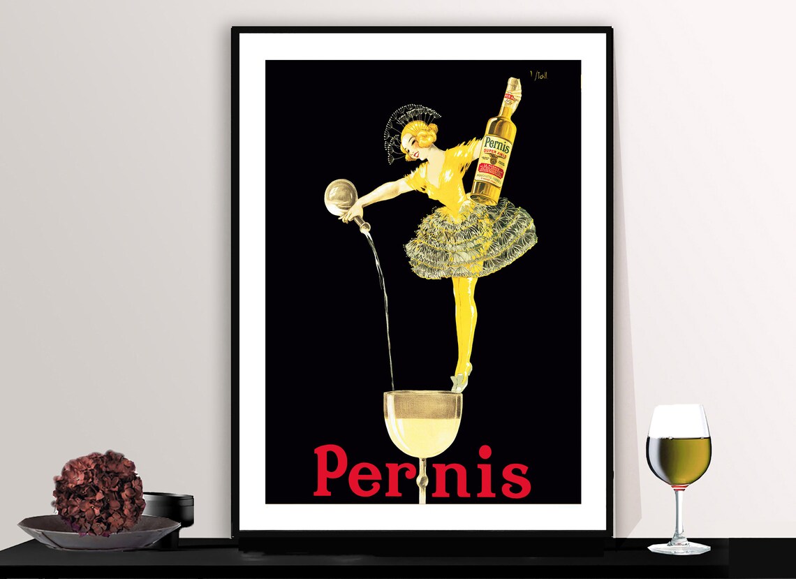 Pernis Wine Vintage Beverage Travel Poster