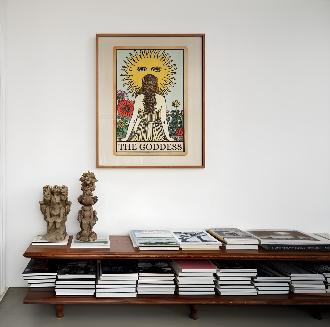Goddess Tarot Card Art Print, Boho Mystical Decor - Image 3