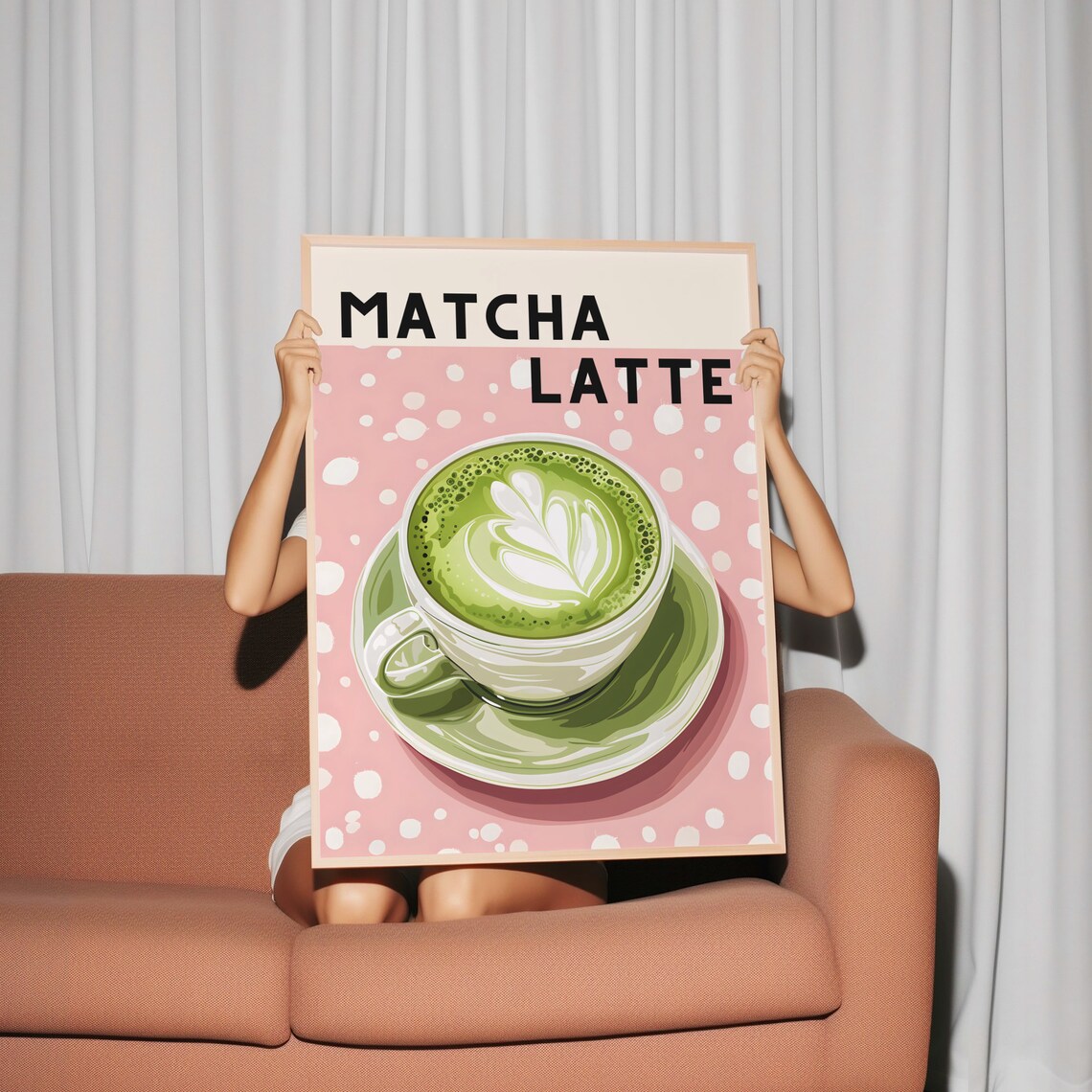 Matcha Latte Print Matcha Poster Kitchen Prints Matcha Gifts Cup Of Tea Print Japanese Tea Art Green Tea Poster Matcha Wall Art Tea Prints - Image 3