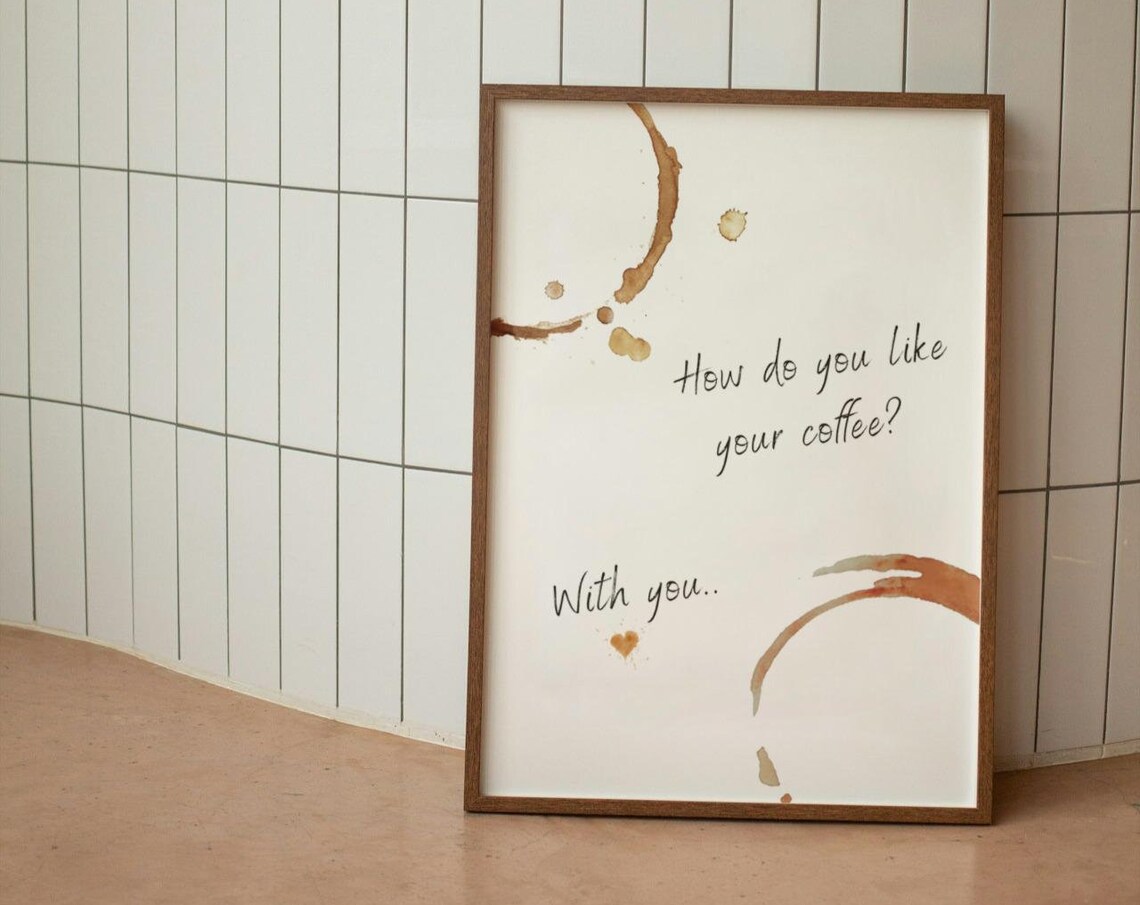 How Do You Like Your Coffee? Coffee Corner Poster