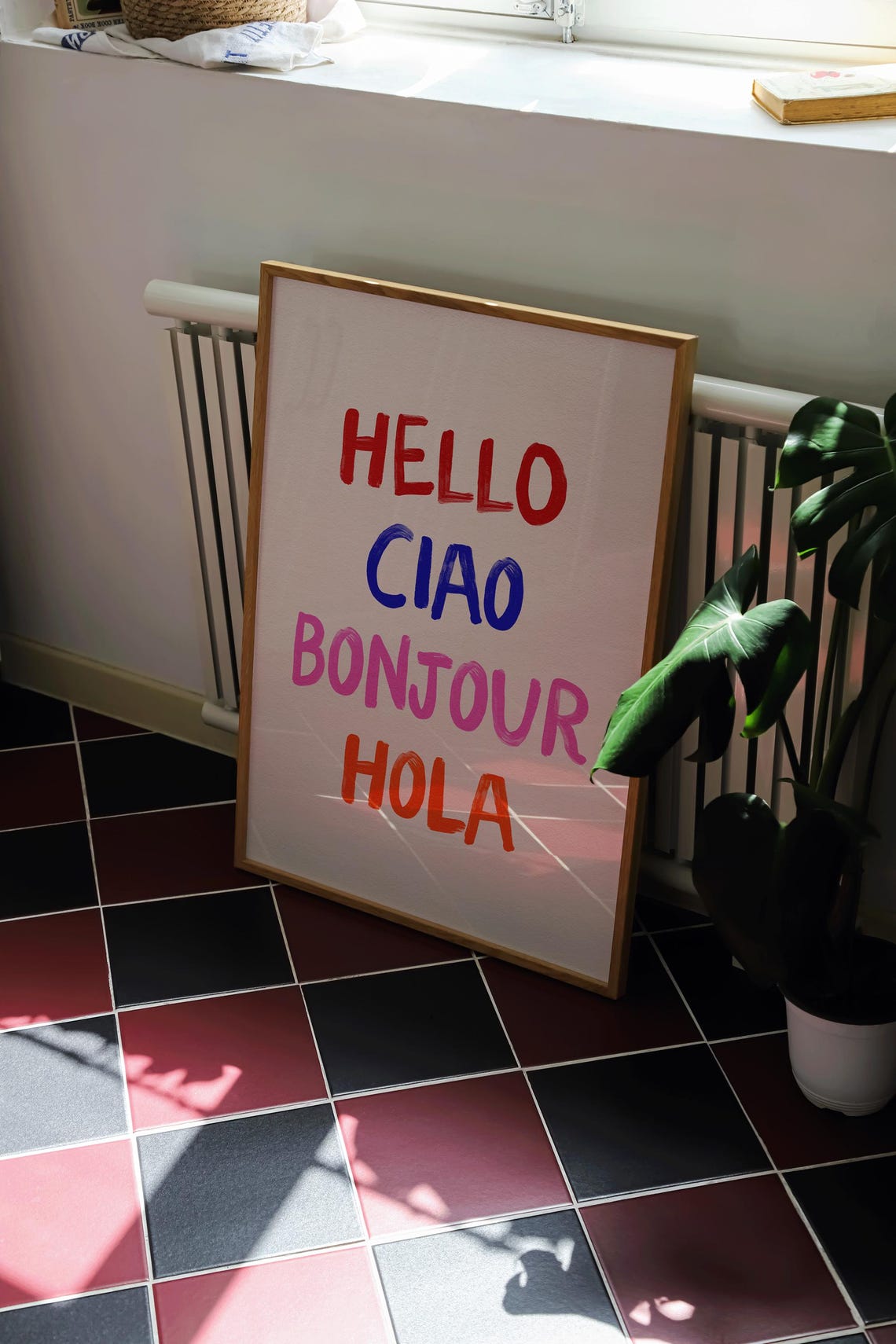 Welcome Ciao Bold Typography Poster - Image 3