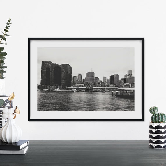 Barangaroo Sydney Australia Print Wall Art A4 A3 A2 A1