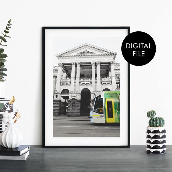 Town Hall Melbourne Australia Print Wall Art At Home File