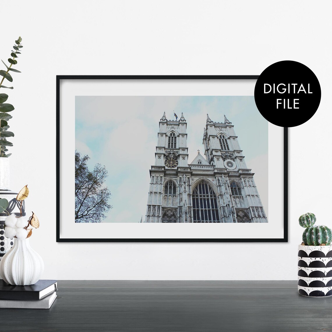 Westminster Abbey Gothic West Front Facade London Photo Poster