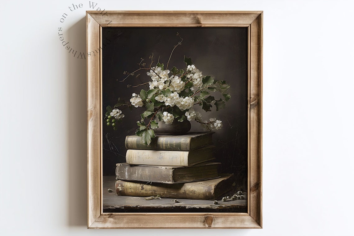 Light Academia Book and Coffee Cozy Reading Morning Wall Poster - Image 3