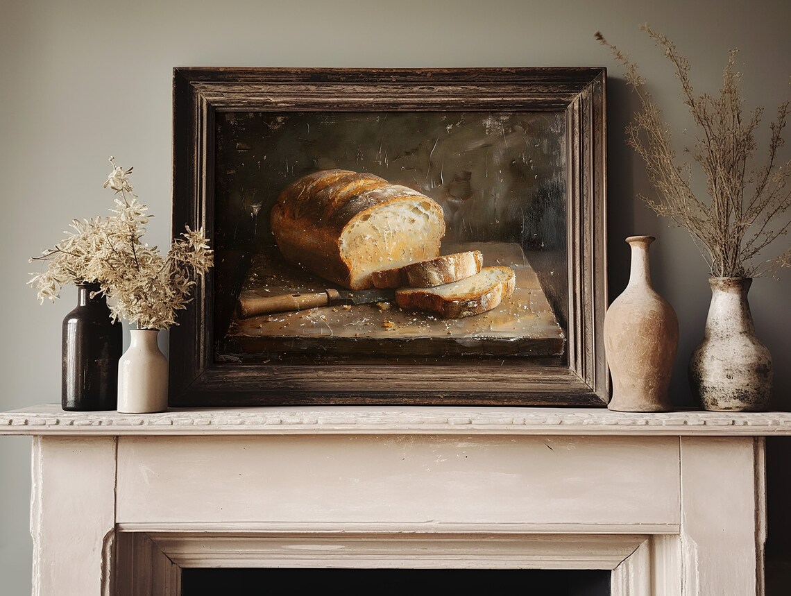 Sourdough Bread Kitchen Art, Rustic Farmhouse Print - Image 2