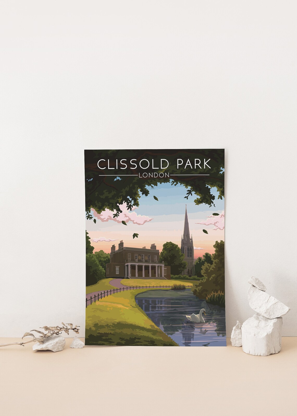 Clissold Park London Travel Poster, East London - Image 4