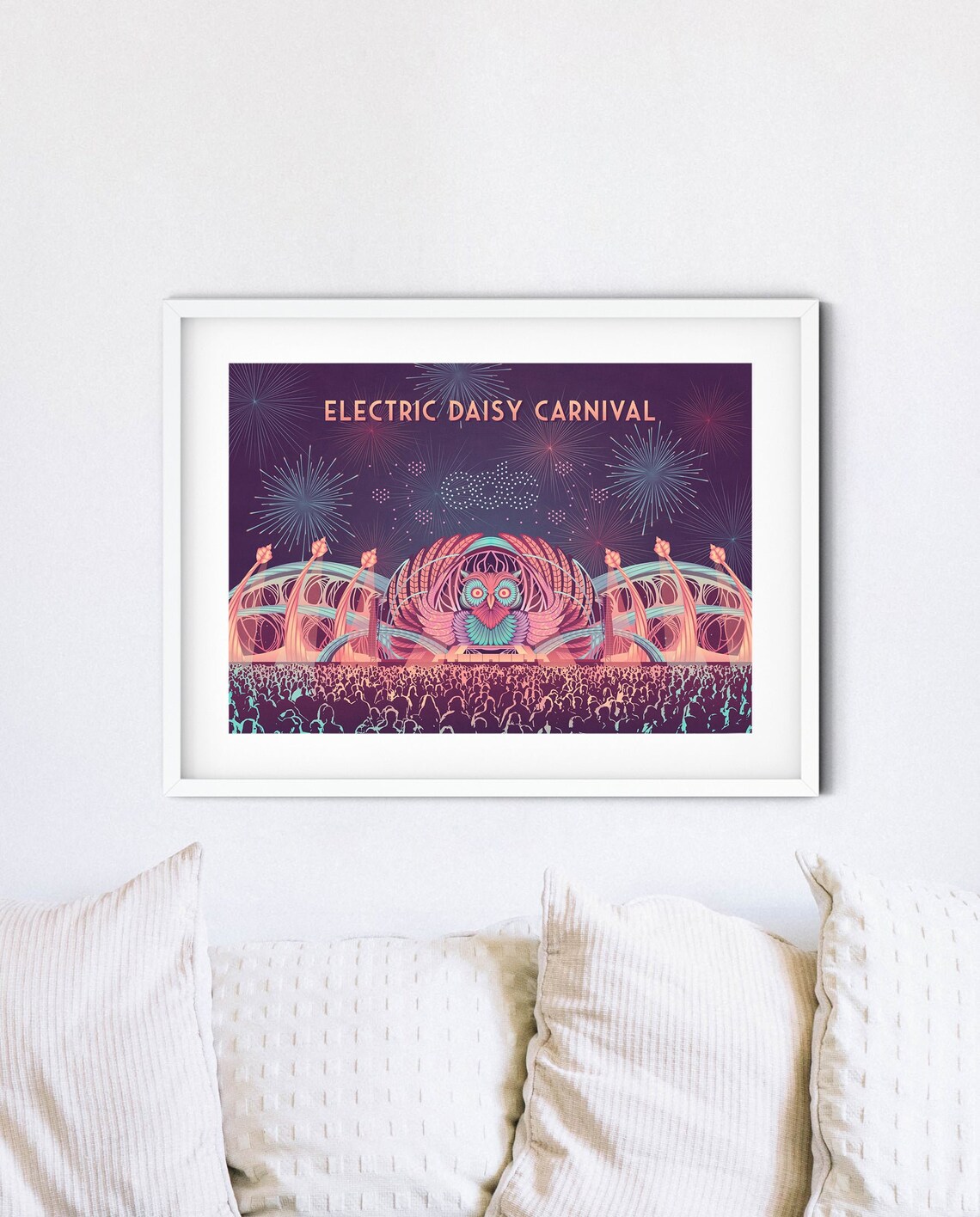 EDC Las Vegas Travel Poster, Electric Daisy Carnival - Image 4