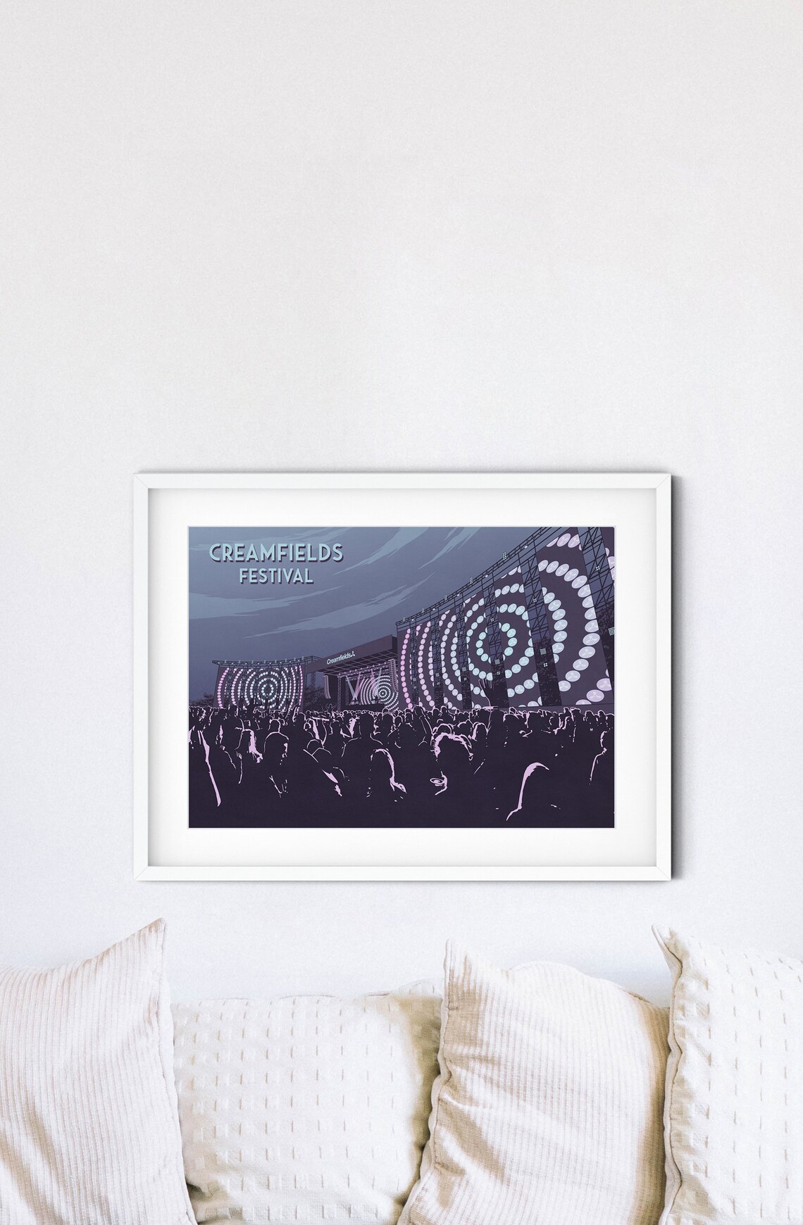 Creamfields Festival Music Print, EDM Dance Poster - Image 4